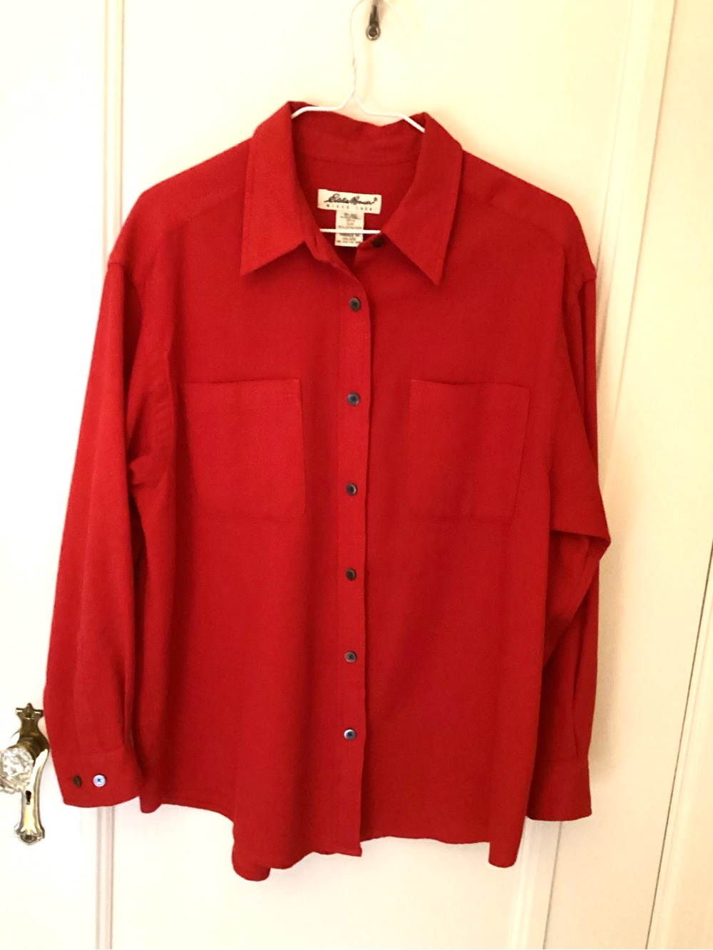 Eddie Bauer true red pique Shirt